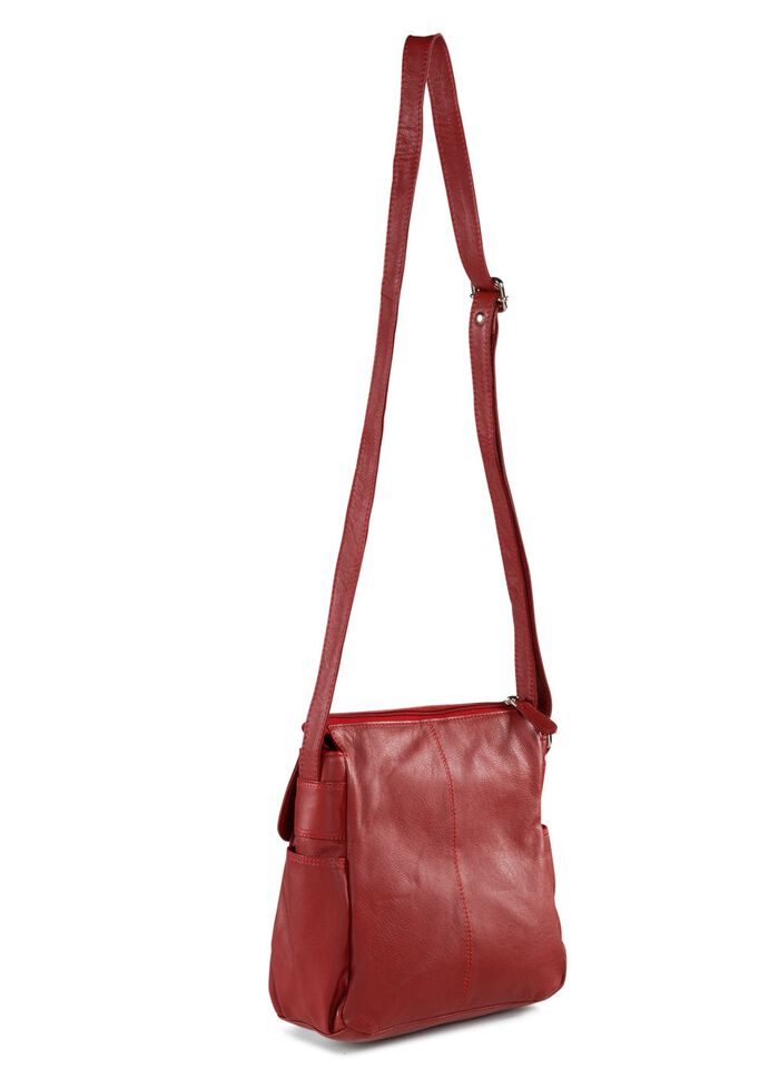 Laurina, tas, dames, met verstelbare schouderband ROBIJNROOD