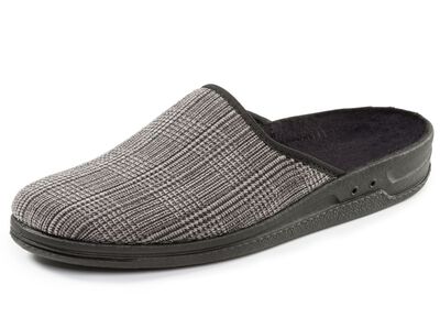 Klassieke herenpantoffels met anatomisch gevormd voetbed 