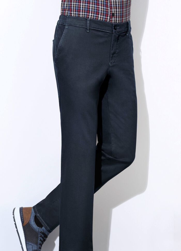 Broek "Francesco Botti" in 3 kleuren MARINE