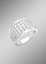 Chique damesring met zirkonia 