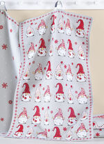 Theedoeken met kaboutermotieven, set van 3 MULTICOLOR