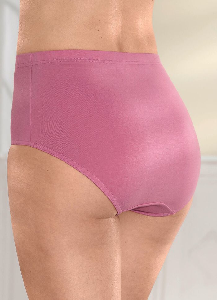 Set van vier slips met elastische band 