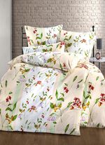 Satijnen beddengoed met handige ritssluiting GEEL