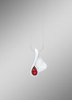 Fascinerende hanger met granaat 