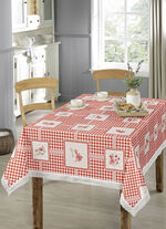 Onderhoudsvriendelijk tafelzeil van tafelzeil ROOD