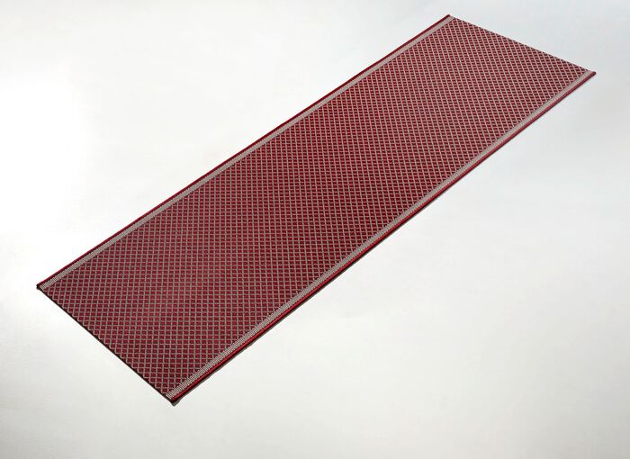 Platte lopers in sisallook op maat gemaakt BRAAM