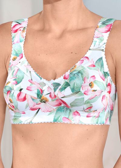 Laurina bh met kleurrijk bloemenmotief 