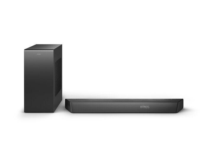 2.1 Philips soundbar met draadloze subwoofer 
