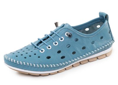 ELENA EDEN, zomerse damespantoffels, breedte G, met uitneembaar voetbed 