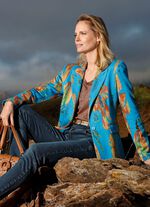 Blazer van hoogwaardig jacquardbreisel 