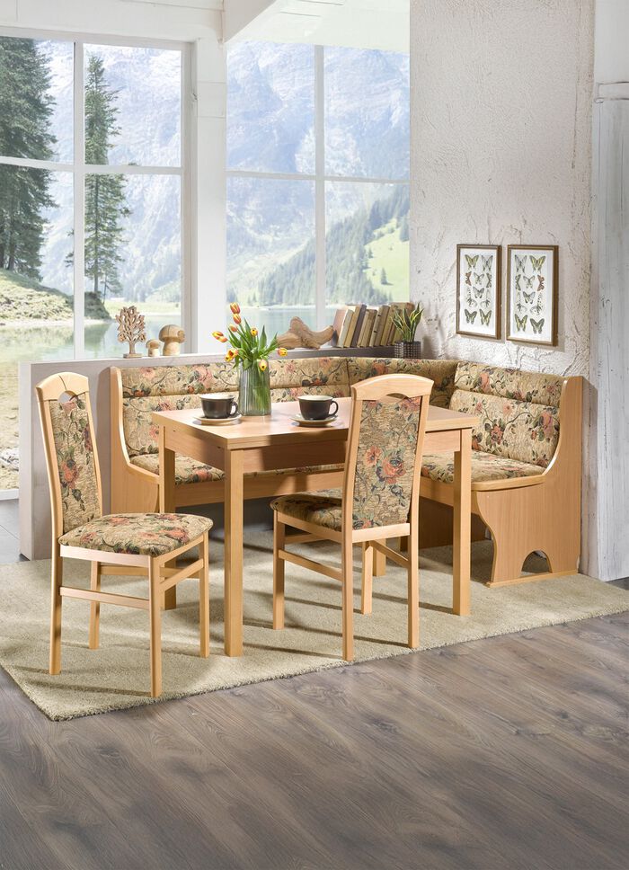 Eetkamermeubelen van massief beukenhout 