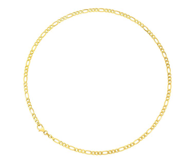 Gediamanteerde Figaro-ketting 