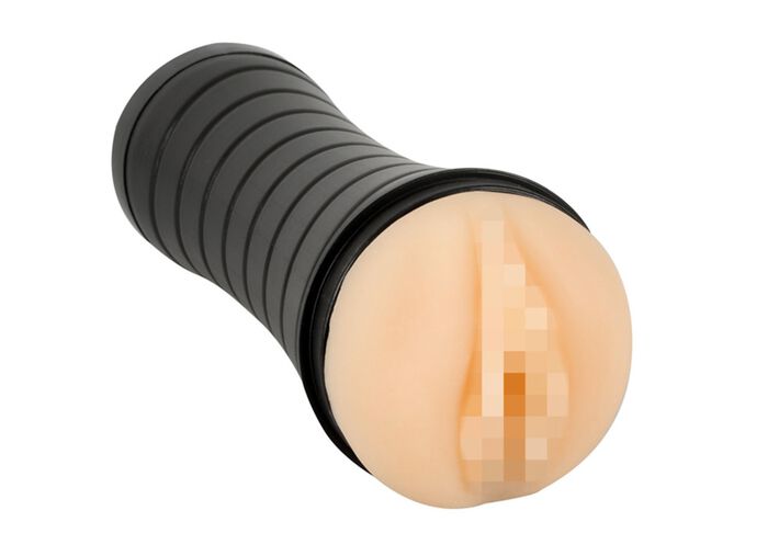 Fluweelzachte masturbator met noppen 