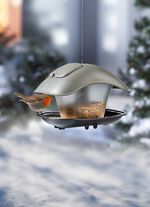 Vierkante voerbak van weerbestendig kunststof 