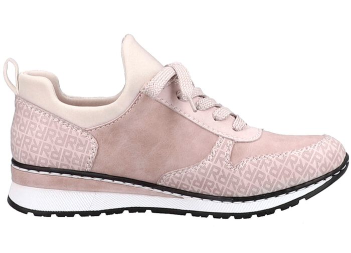 Rieker sneakers met decoratieve vetersluiting 