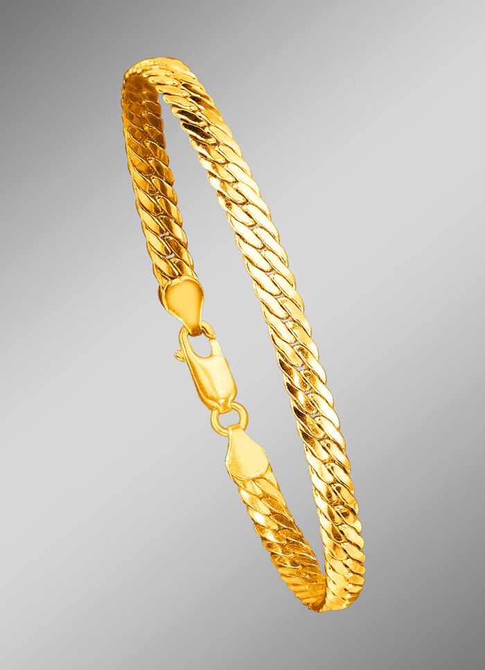 Elegante pantserarmband, 4 mm dik 