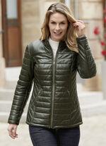 Kort leren jack van &ldquo;Cabrini&rdquo; 