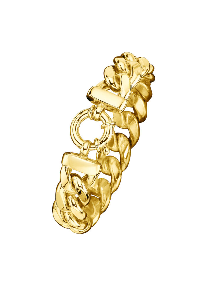 Volledig massieve armband met pantserketting, verschillende lengtes 