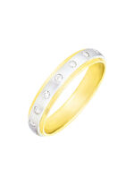 Prachtige damesring met 16 diamanten
