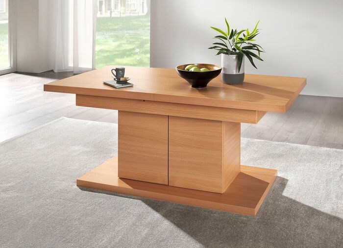 Salontafel met kastfunctie BEUKEN