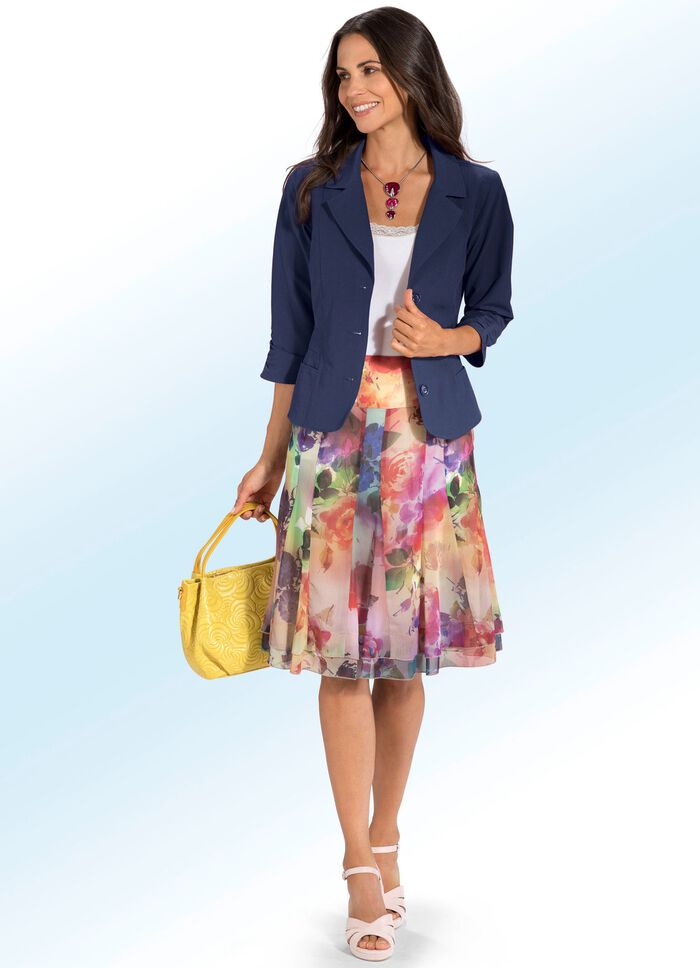 Blouseblazer met katoen MARINE