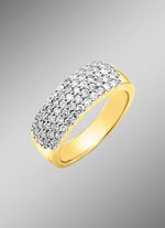 Edele damesring met diamanten 