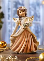 Goebel engel met kerstster CHAMPAGNE