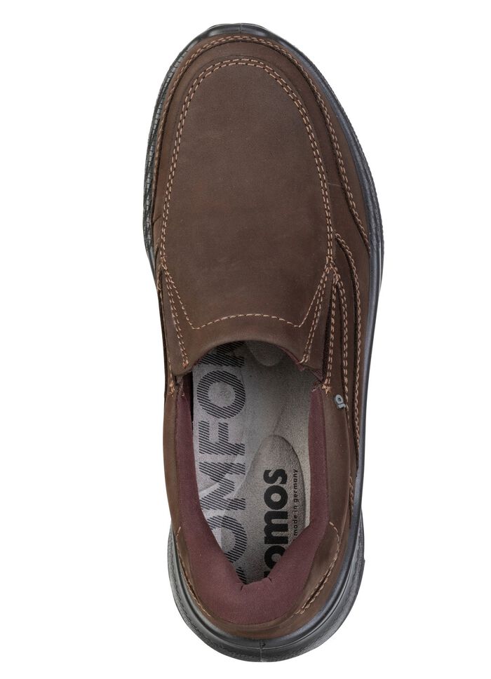 Klassieke herenpantoffels, breedte H, met uitneembaar voetbed 