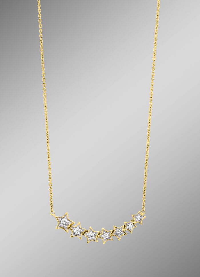 Sterrenketting met diamanten 