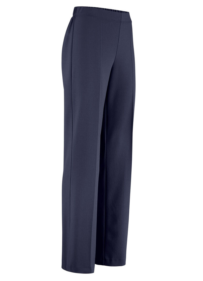 Chique broek met uitlopende enkels MARINE