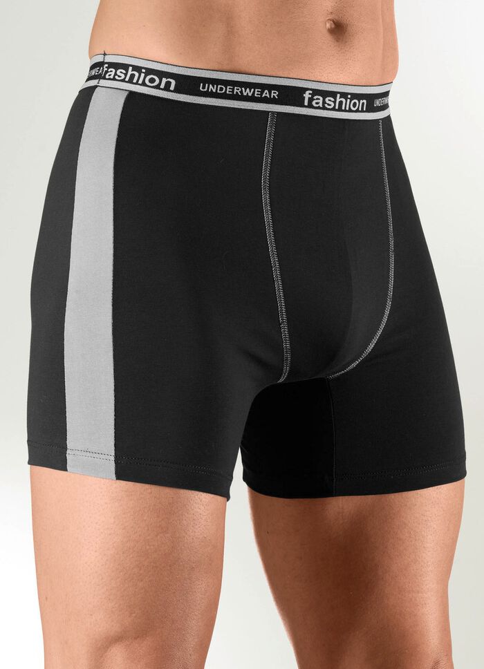 Drie-pack broeken met zij-inzetstukken 