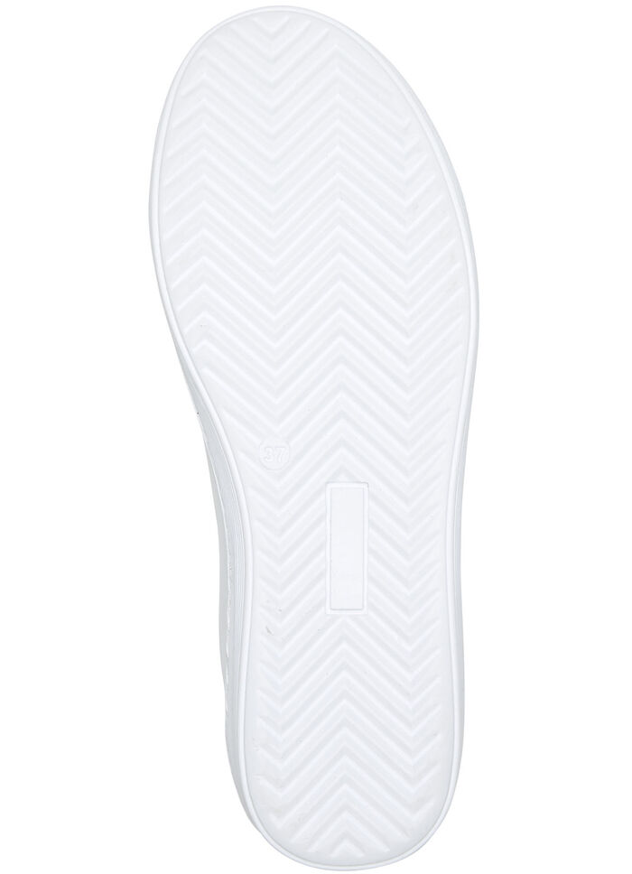 Andrea Conti sneakers met kleurrijke elastische banden WIT