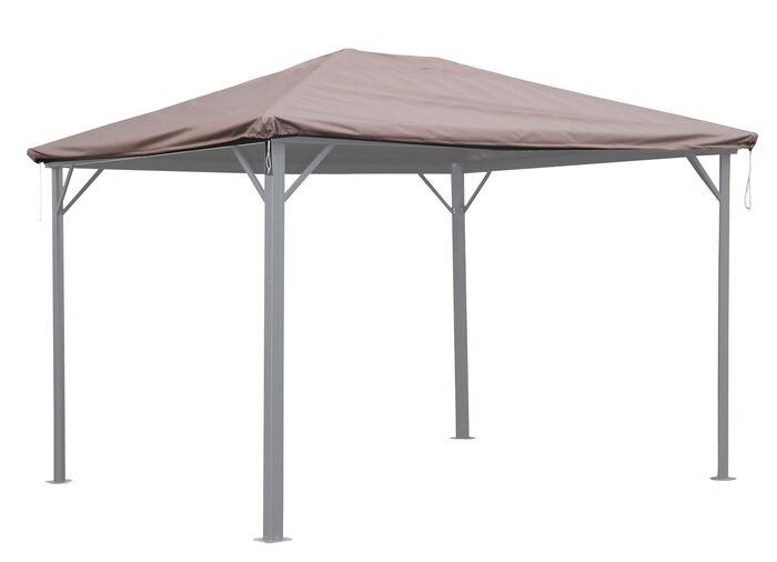 Beschermhoes als winterhoes voor hardtop paviljoen 