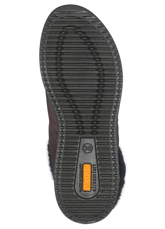 Enkellaarsjes met mooie pluche afwerking 