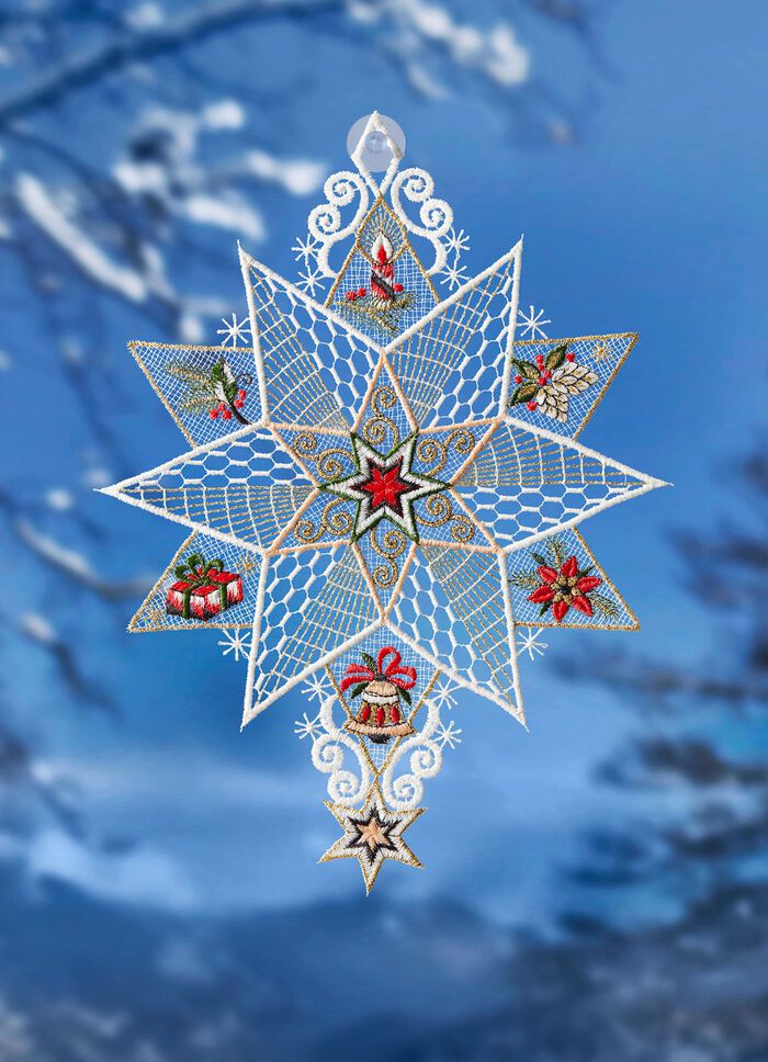 Raamschildering van Plauen-kant 