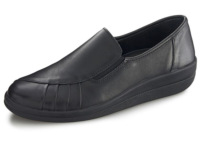 Slippers met uitneembaar voetbed ZWART