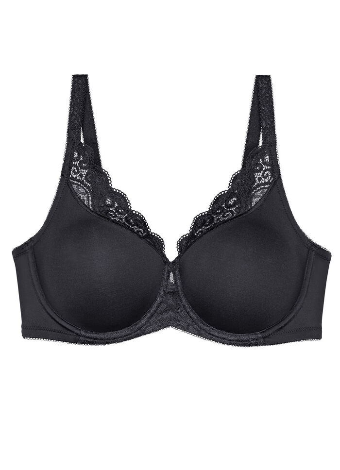Triumph Amourette minimzer beugelbeha met elastische kant ZWART