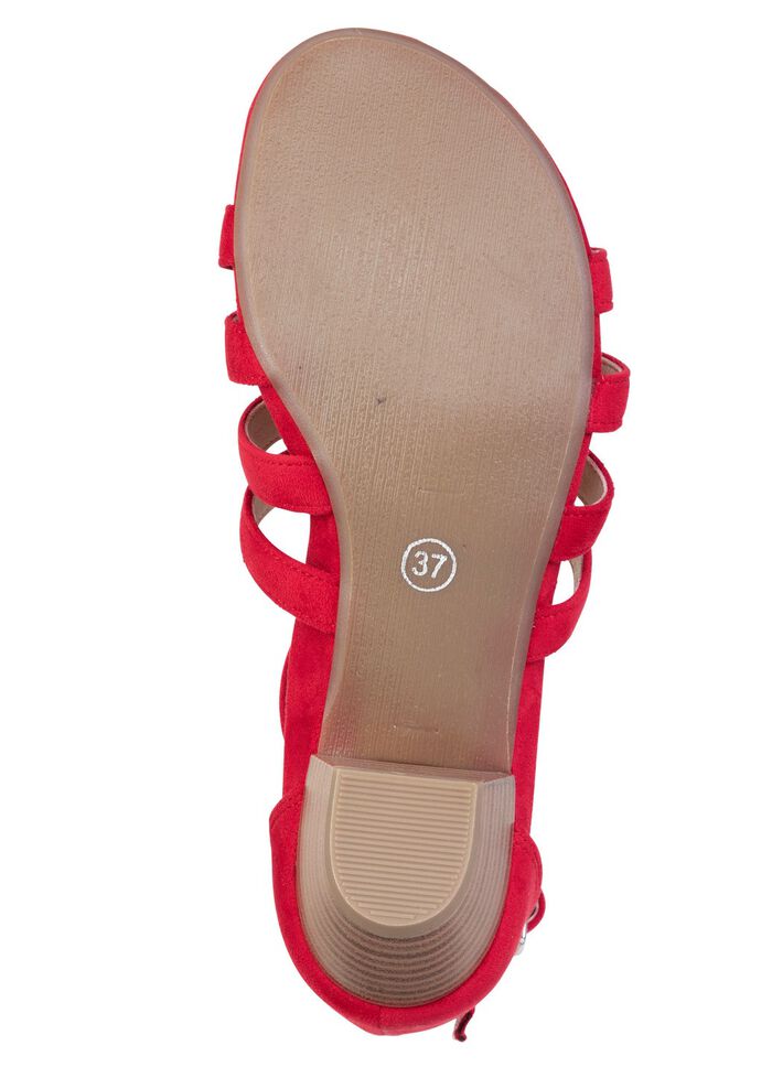 Andrea Conti, modieuze damessandalen, breedte G, met elastische band 