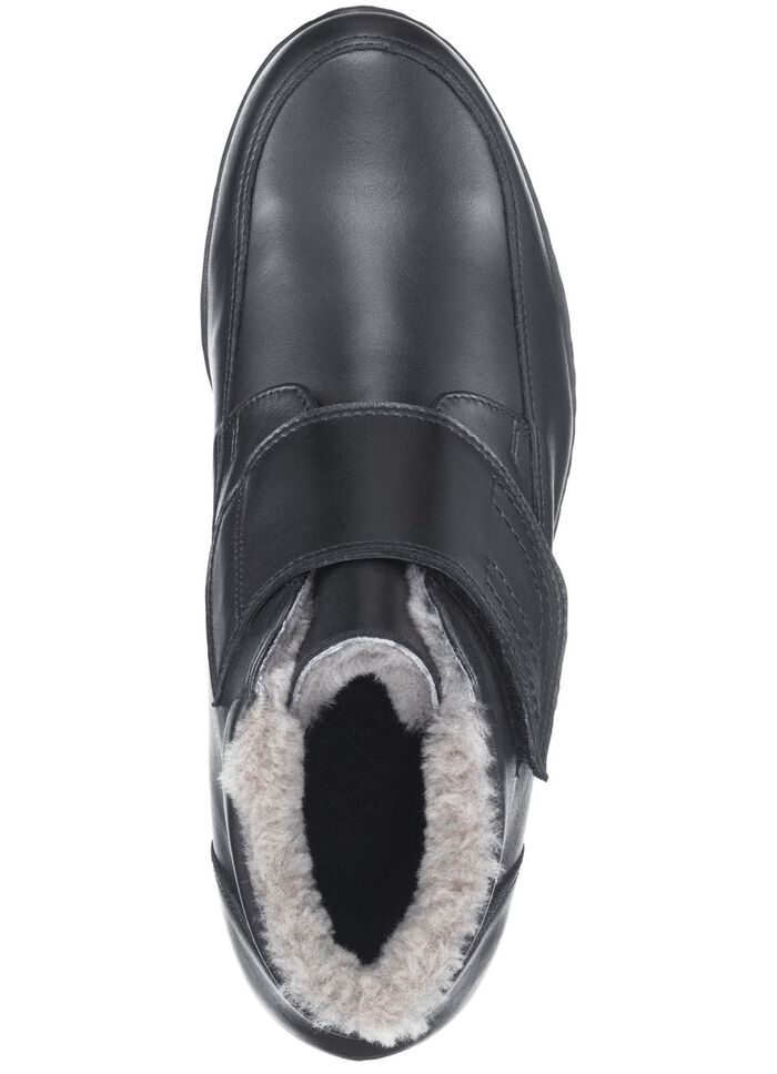 ELENA EDEN enkellaarsjes gemaakt van rundanilineleer ZWART