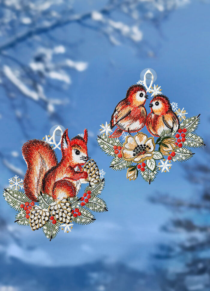 Raamafbeelding eekhoorn 