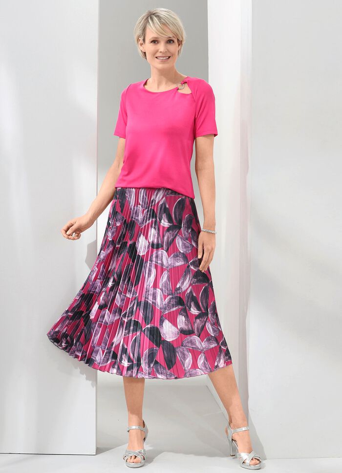 shirt met decoratieve ring 