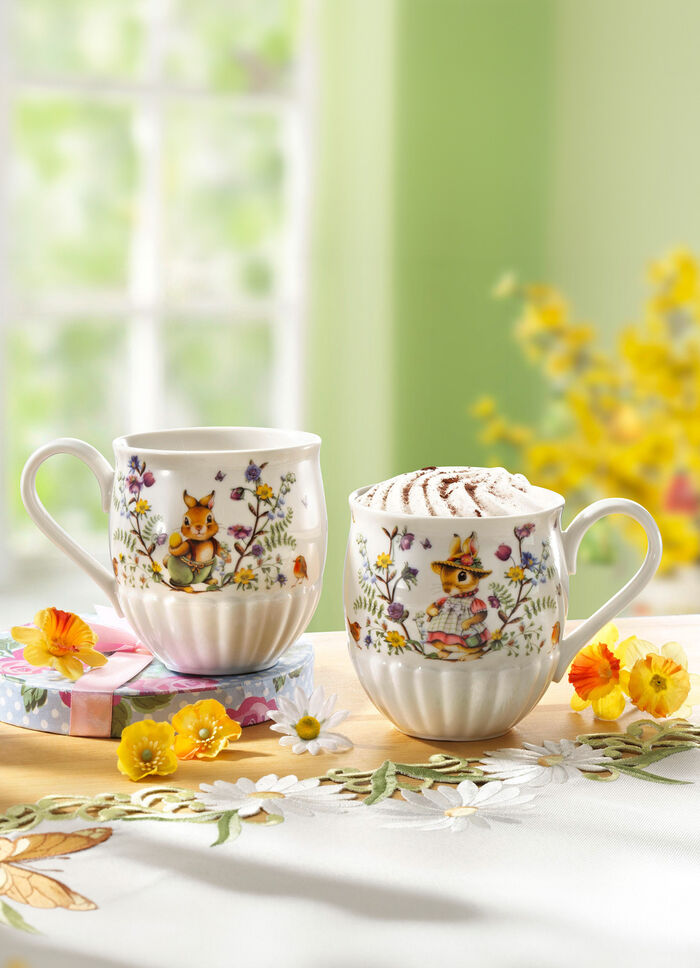 Porseleinen mok met handvat van Villeroy &amp; Boch 