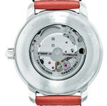 Zeppelin automatisch herenhorloge met roestvrijstalen kast en leren band 