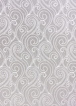 Jacquardgordijn met gebogen uiteinden 