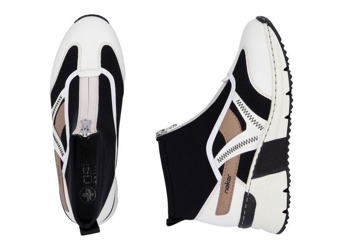 Rieker, stijlvolle dameslaarzen, breedte G, met uitneembaar voetbed 