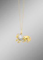 Leeuwenhanger in tweekleurig 