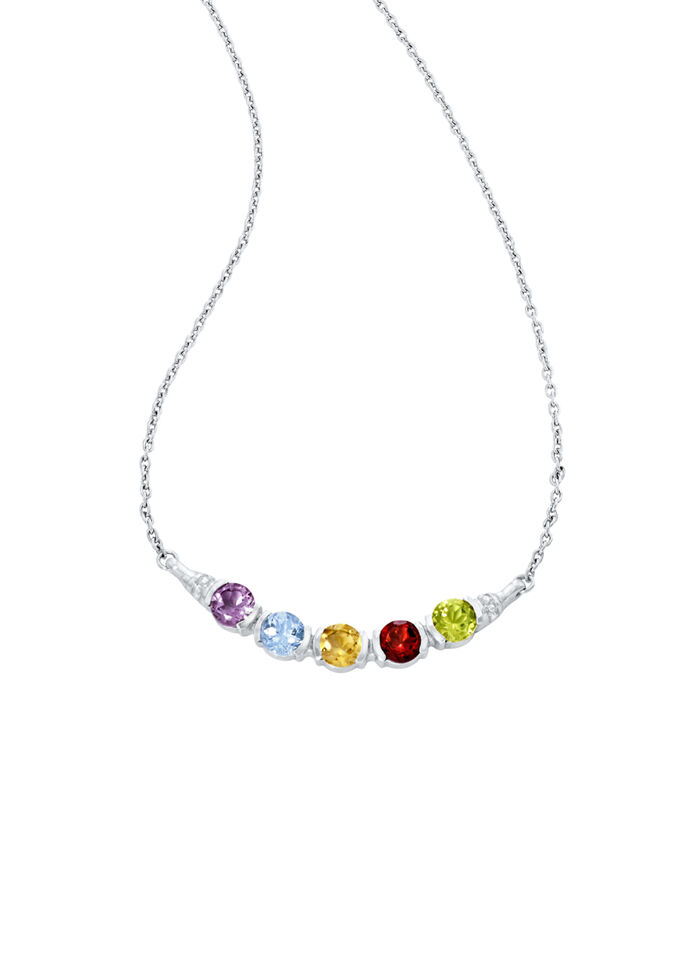 Ketting met edelstenen 