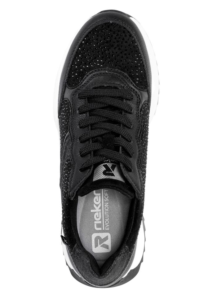 Rieker sneakers met glittersteentjes 
