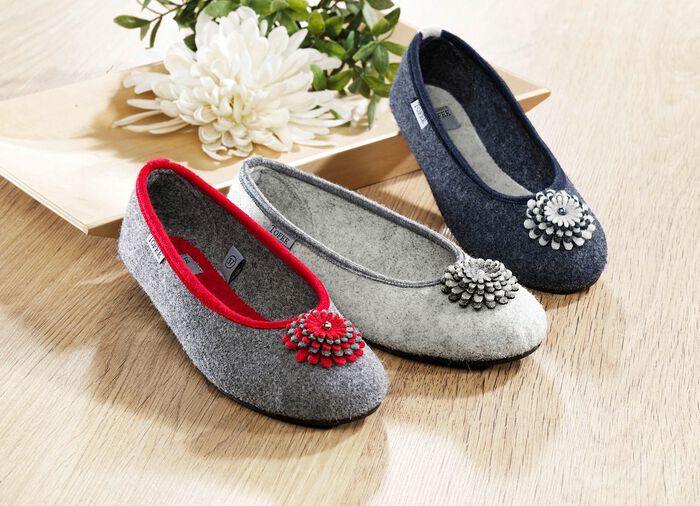 Comfortabele ballerinaschoenen met uitneembare binnenzool 