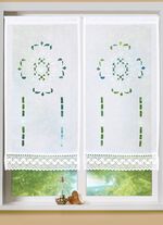 Vitrage voor vensters en deuren met roedegoot 